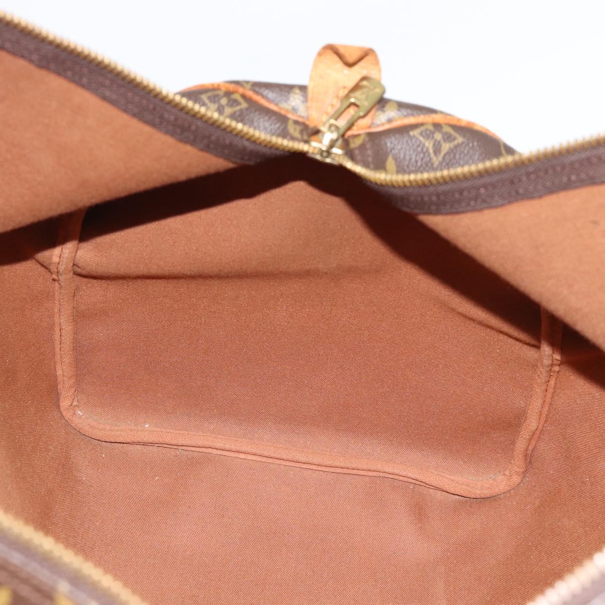 LOUIS VUITTON Monogram Keepall 55 Boston Bag M41424 LV Auth 190419