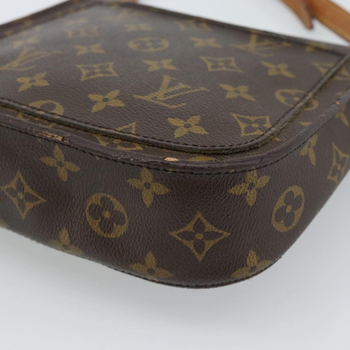 LOUIS VUITTON Monogram Saint Cloud MM Shoulder Bag M51243 LV Auth 190421
