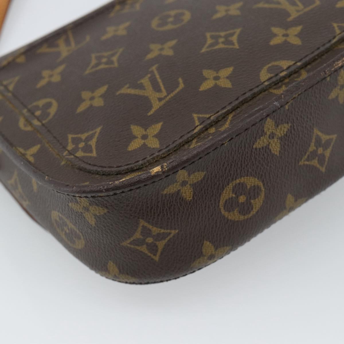 LOUIS VUITTON Monogram Saint Cloud MM Shoulder Bag M51243 LV Auth 190421
