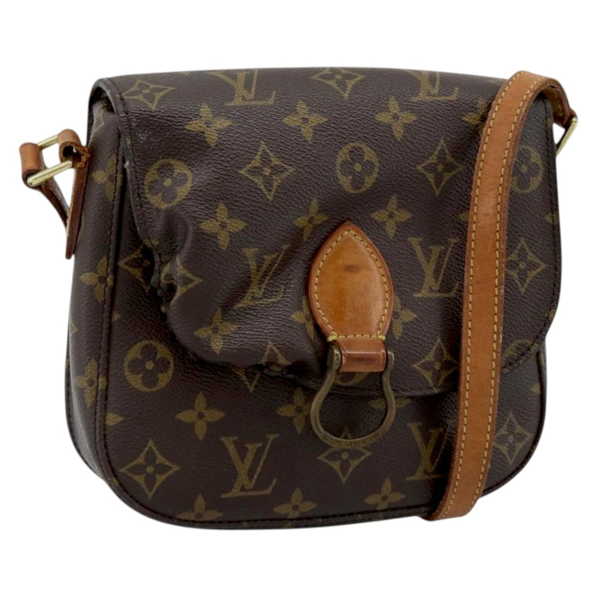 LOUIS VUITTON Monogram Saint Cloud MM Shoulder Bag M51243 LV Auth 190421