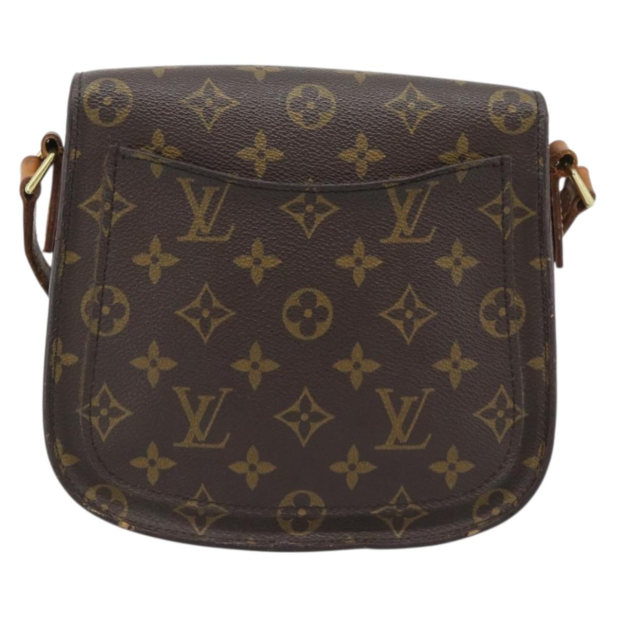 LOUIS VUITTON Monogram Saint Cloud MM Shoulder Bag M51243 LV Auth 190421