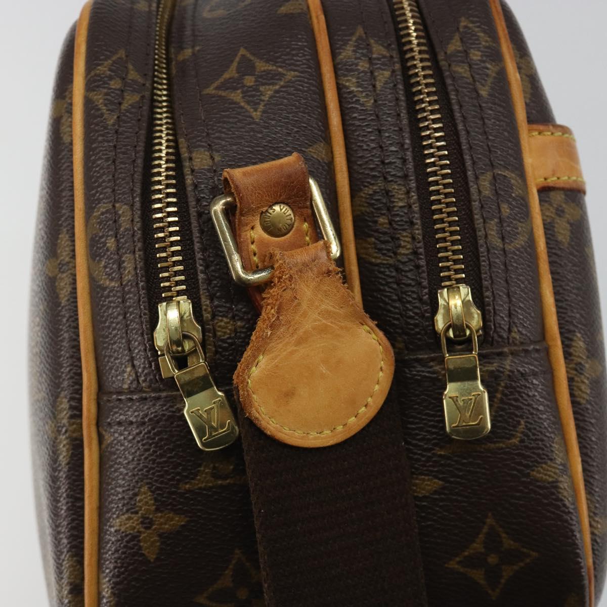 LOUIS VUITTON Monogram Reporter PM Shoulder Bag M45254 LV Auth 190431
