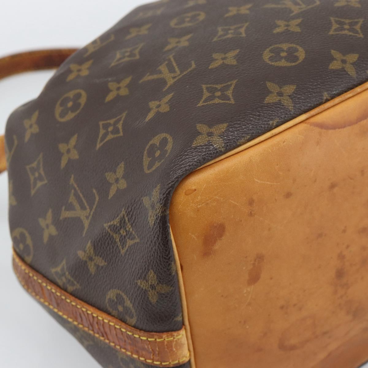 LOUIS VUITTON Monogram Petit Noe Shoulder Bag M42226 LV Auth 190432