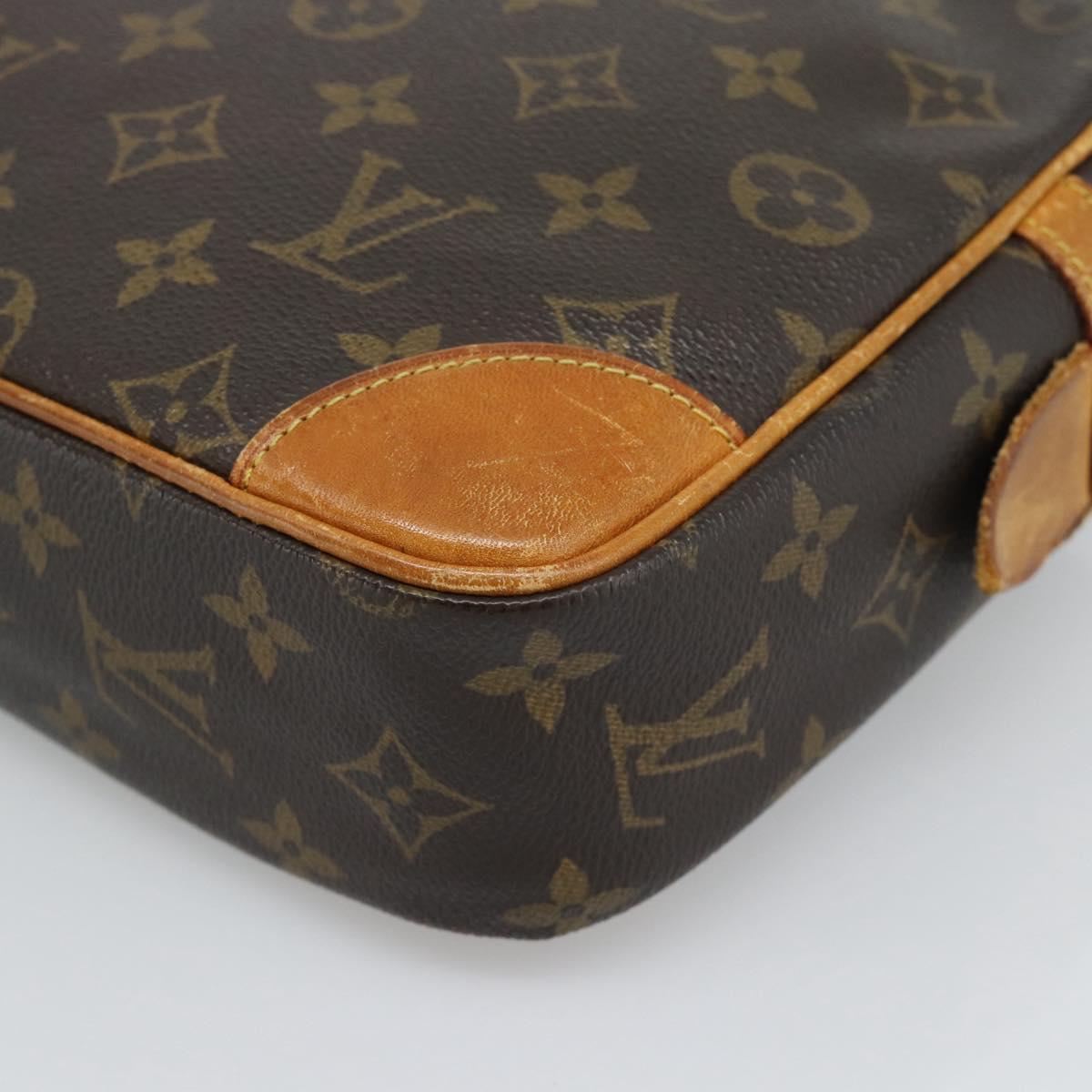 LOUIS VUITTON Monogram Compiegne 28 Clutch Bag M51845 LV Auth 190436