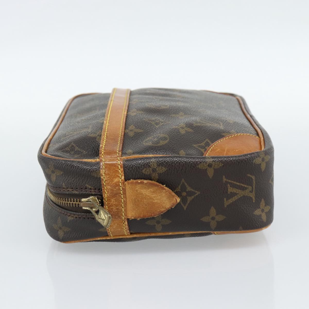 LOUIS VUITTON Monogram Compiegne 28 Clutch Bag M51845 LV Auth 190436