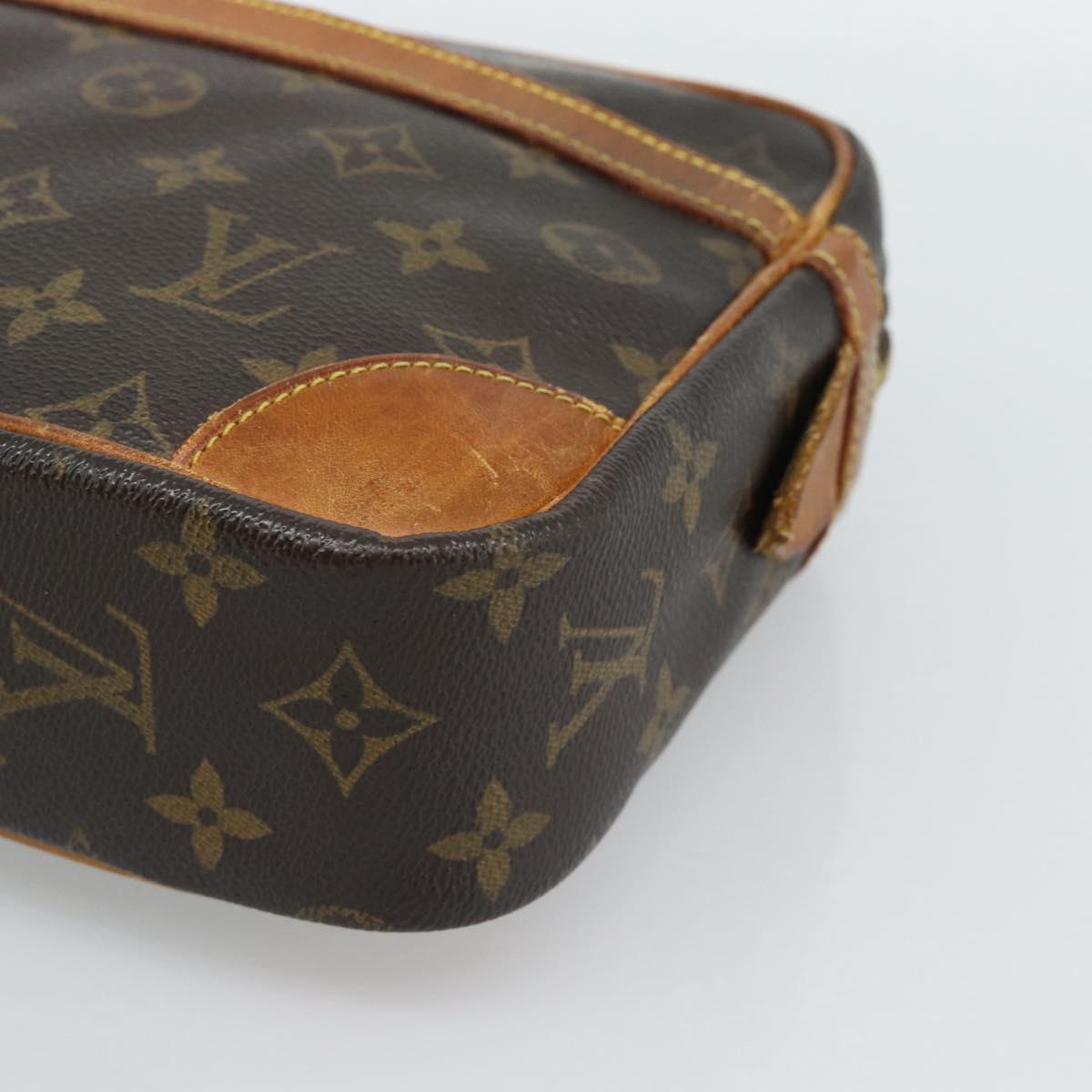 LOUIS VUITTON Monogram Compiegne 28 Clutch Bag M51845 LV Auth 190436