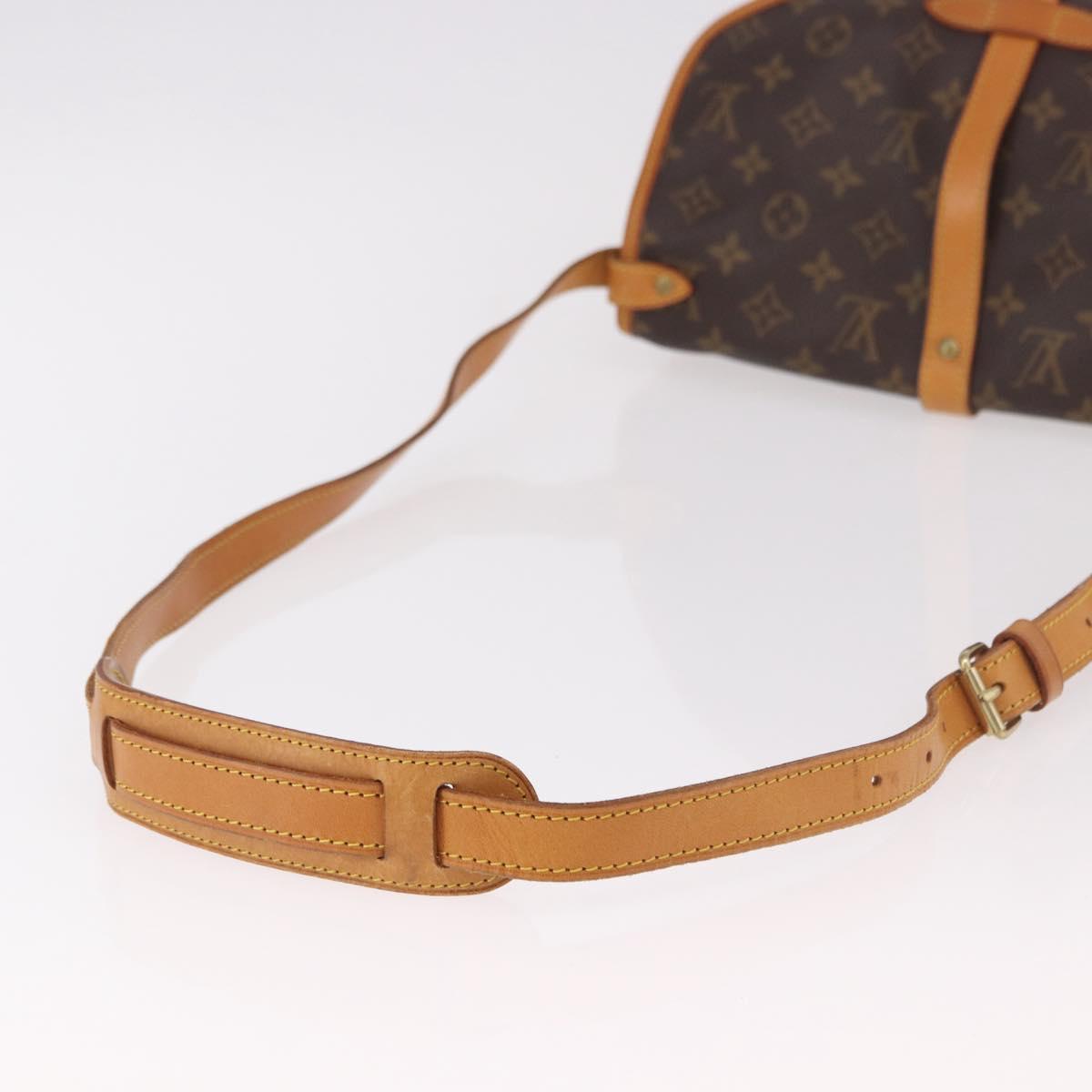 LOUIS VUITTON Monogram Saumur 30 Shoulder Bag M42256 LV Auth 190437A