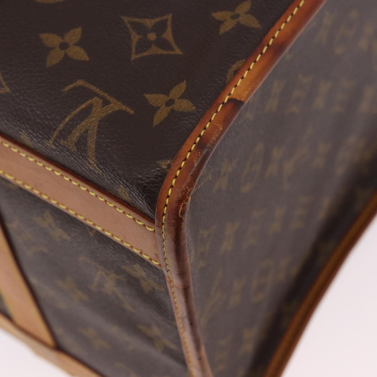 LOUIS VUITTON Monogram Sac Shan 40 Pet Carry M42024 LV Auth 190438