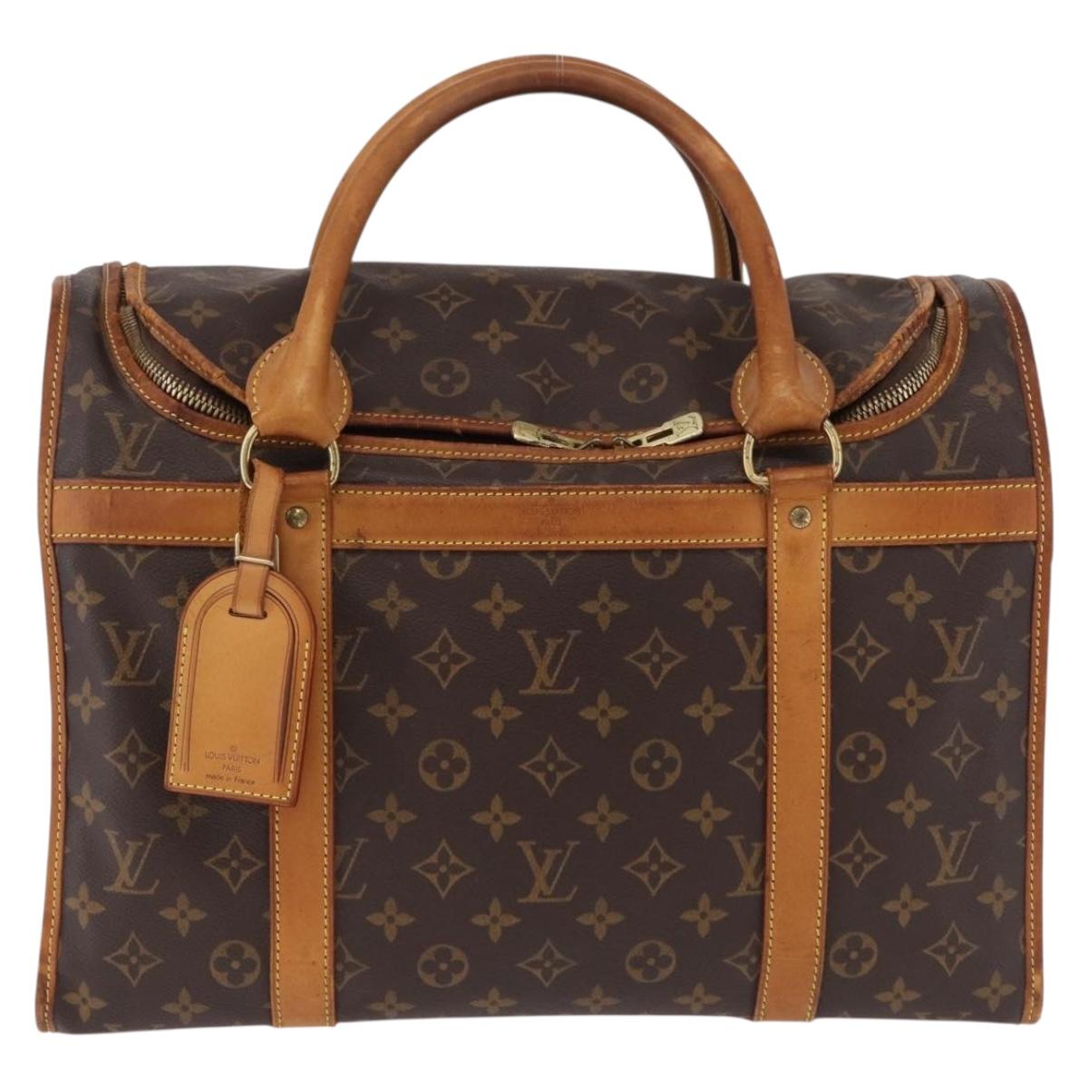 LOUIS VUITTON Monogram Sac Shan 40 Pet Carry M42024 LV Auth 190438