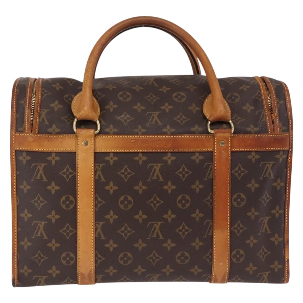 LOUIS VUITTON Monogram Sac Shan 40 Pet Carry M42024 LV Auth 190438