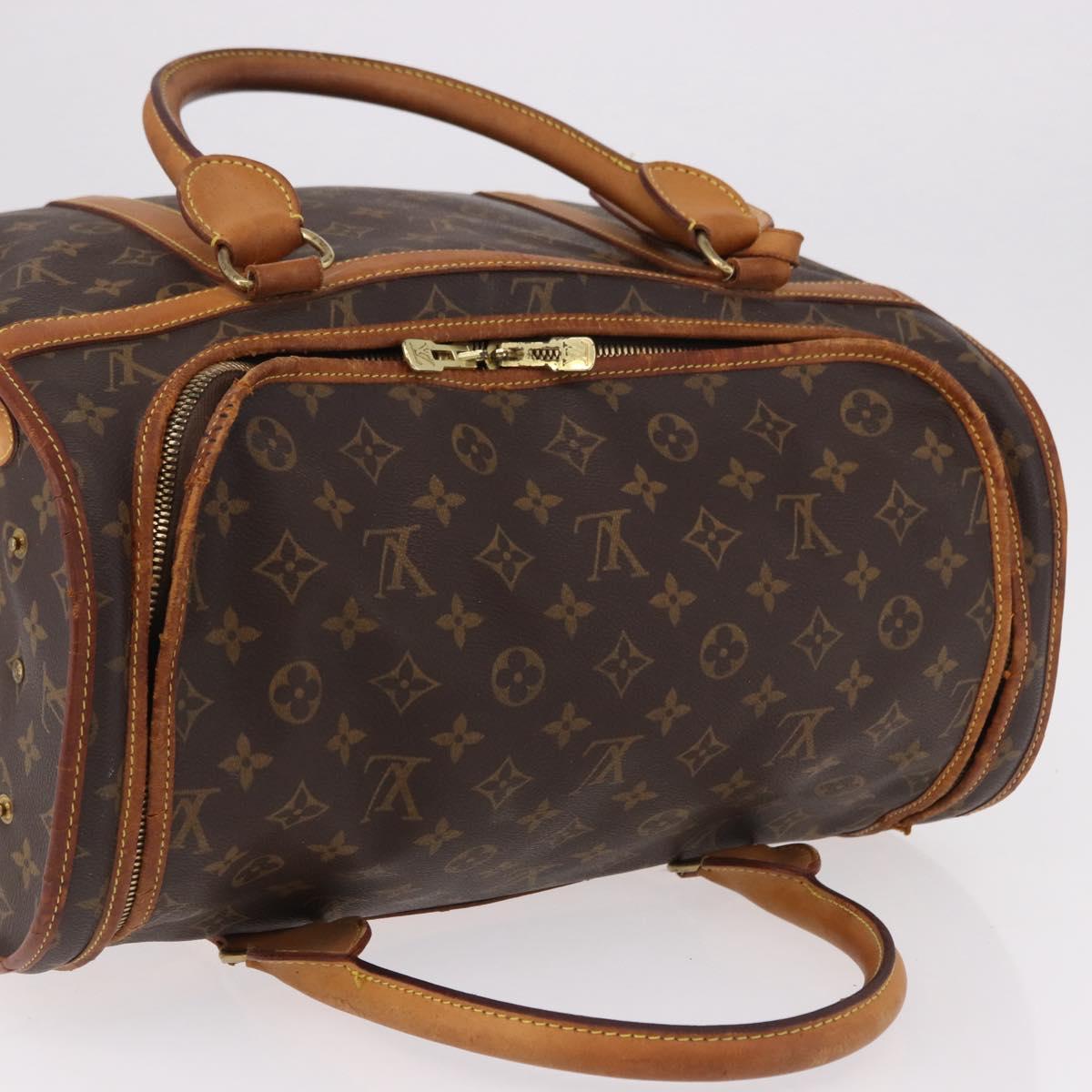 LOUIS VUITTON Monogram Sac Shan 40 Pet Carry M42024 LV Auth 190438