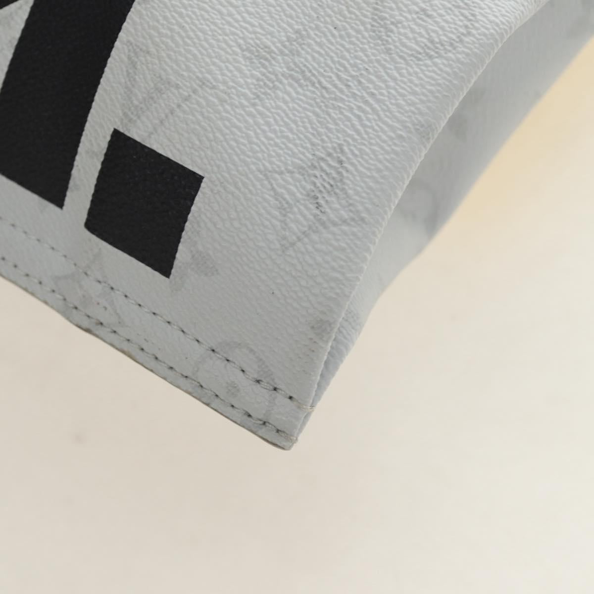 LOUIS VUITTON Monogram White Flat Vertical 2way Multicolor M44627 Auth 190470M