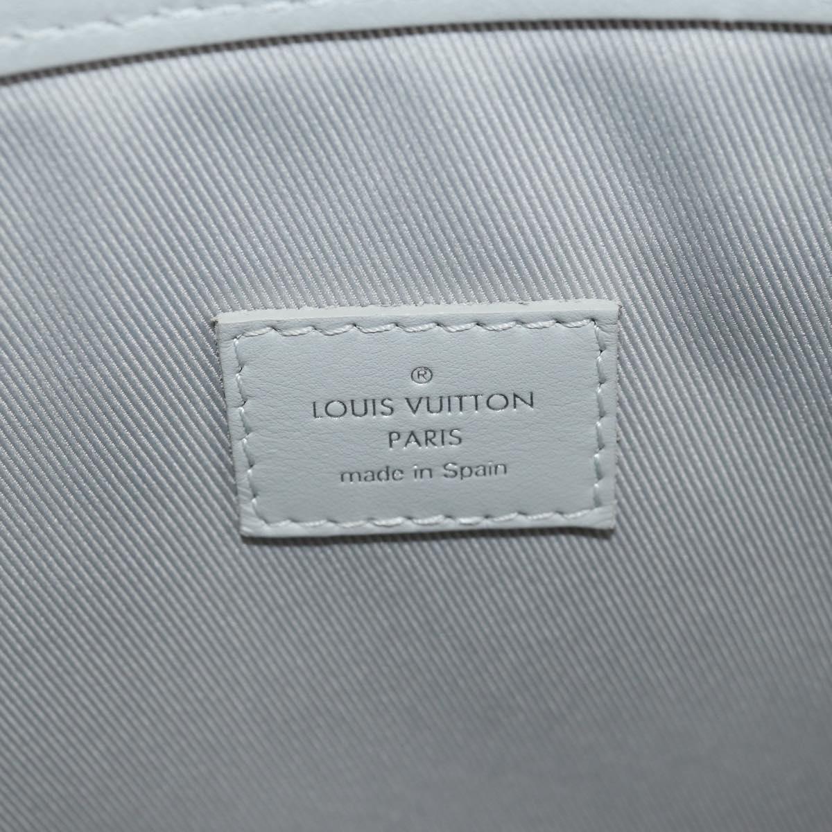 LOUIS VUITTON Monogram White Flat Vertical 2way Multicolor M44627 Auth 190470M