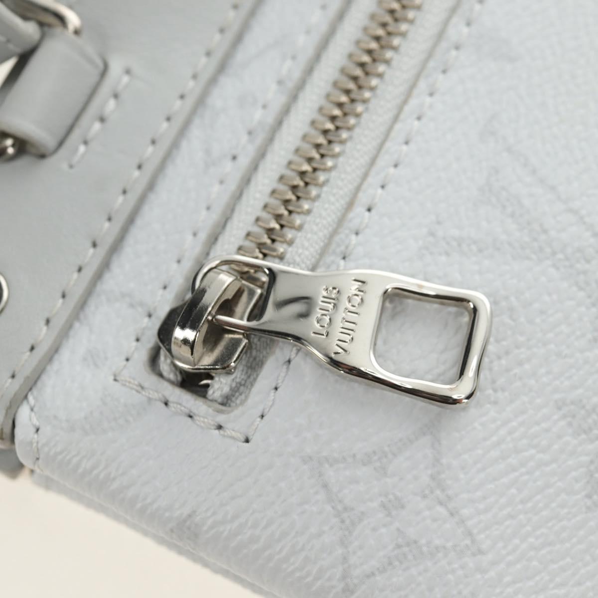 LOUIS VUITTON Monogram White Flat Vertical 2way Multicolor M44627 Auth 190470M