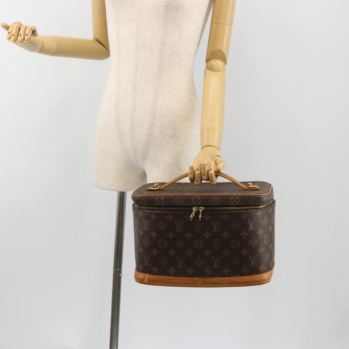 LOUIS VUITTON Monogram Nice Hand Bag M47280 LV Auth 190501