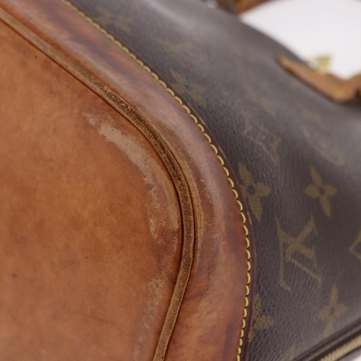 LOUIS VUITTON Monogram Alma Hand Bag M51130 LV Auth 190503
