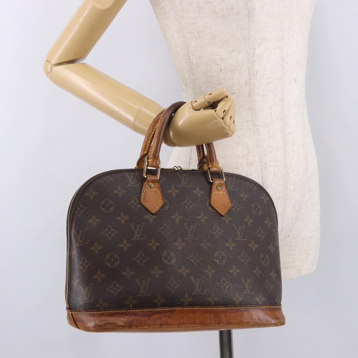 LOUIS VUITTON Monogram Alma Hand Bag M51130 LV Auth 190503