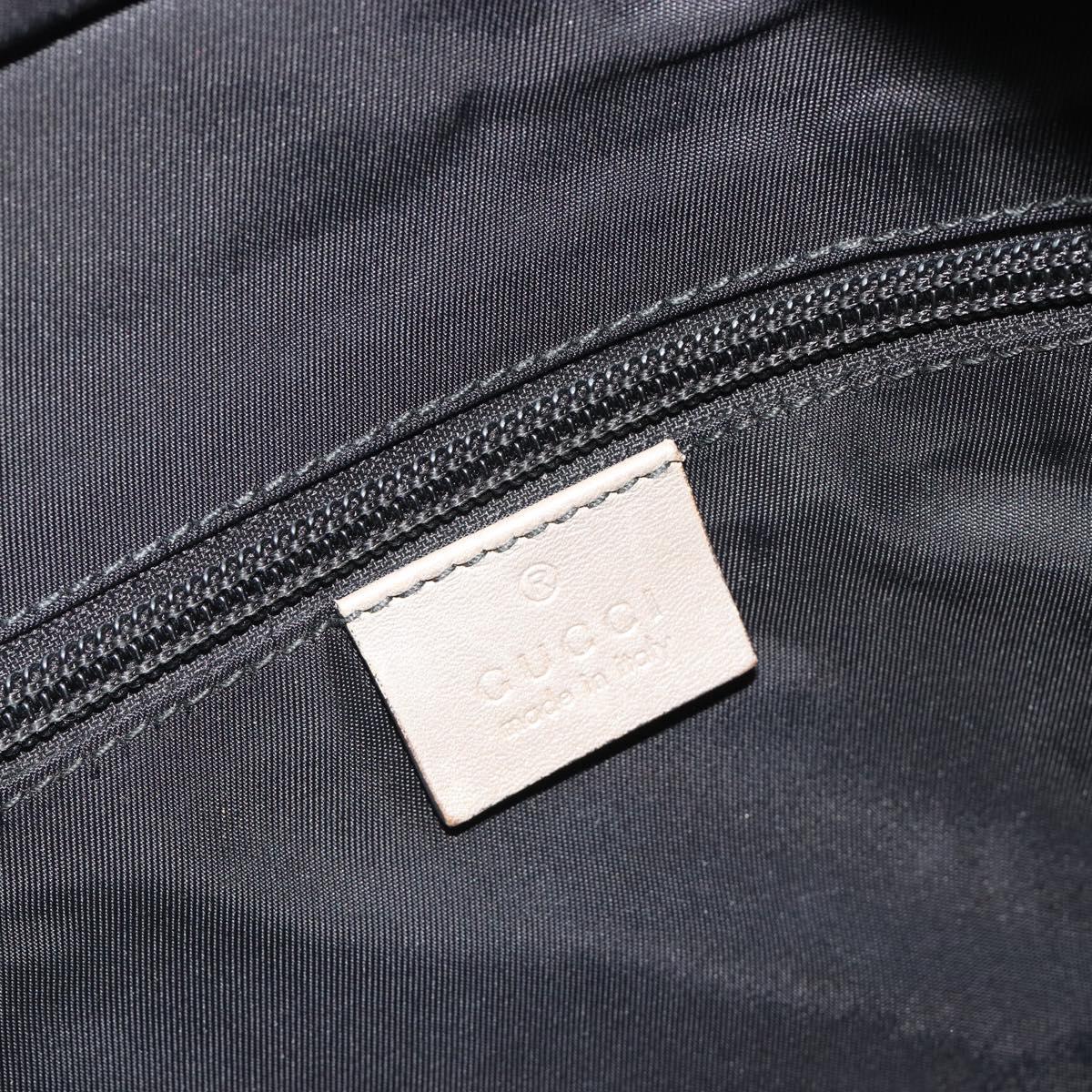 GUCCI GG implementation Tote Bag PVC Silver 211137 Auth 190504A