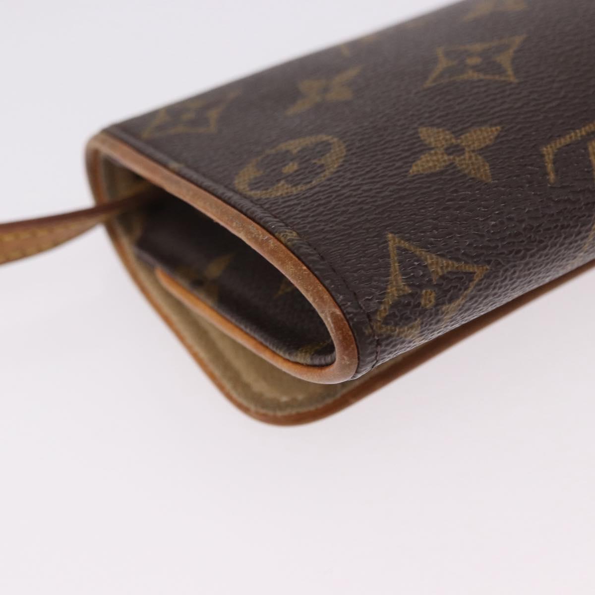 LOUIS VUITTON Monogram Pochette Twin PM Shoulder Bag M51854 LV Auth 190505