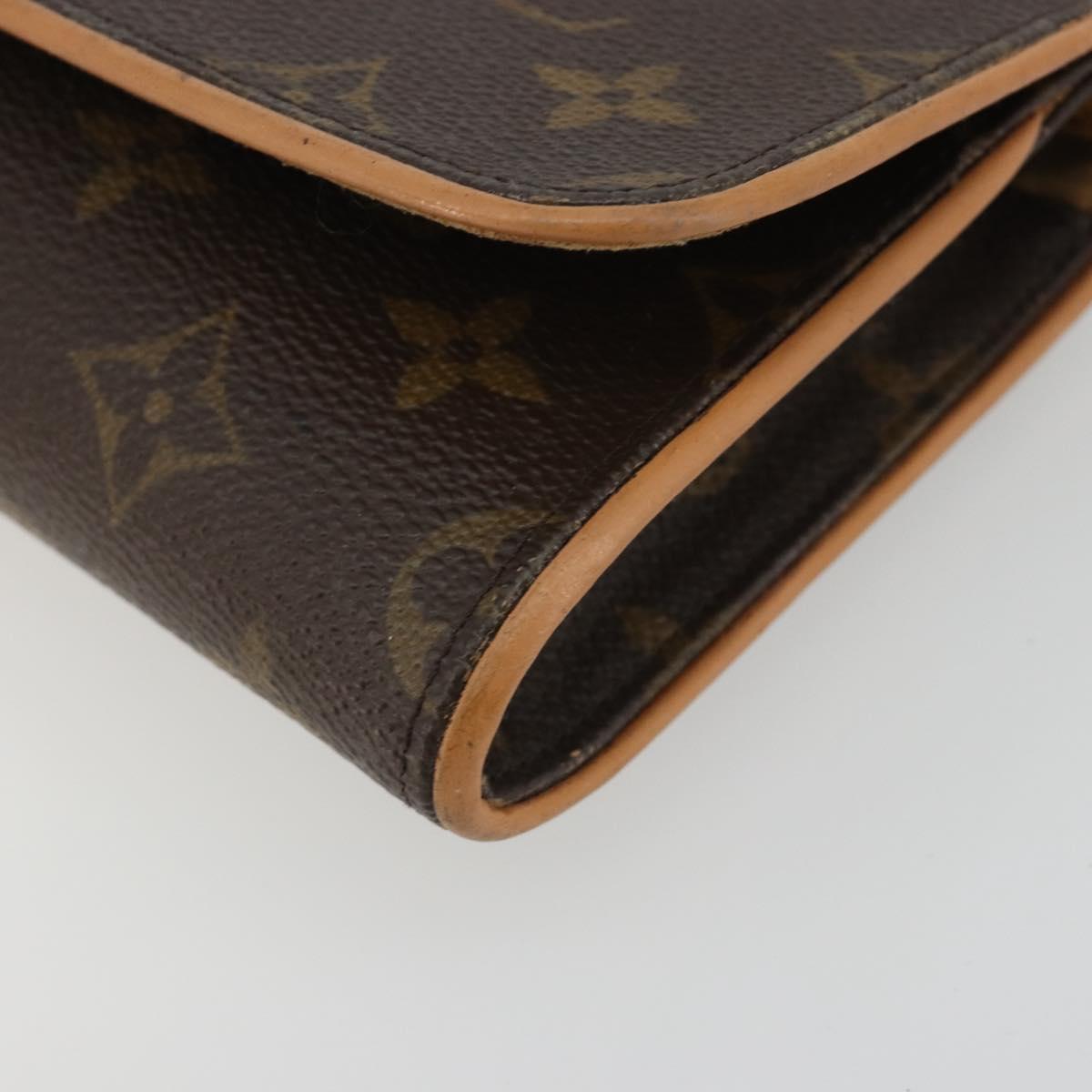 LOUIS VUITTON Monogram Pochette Twin GM Shoulder Bag M51852 LV Auth 190510