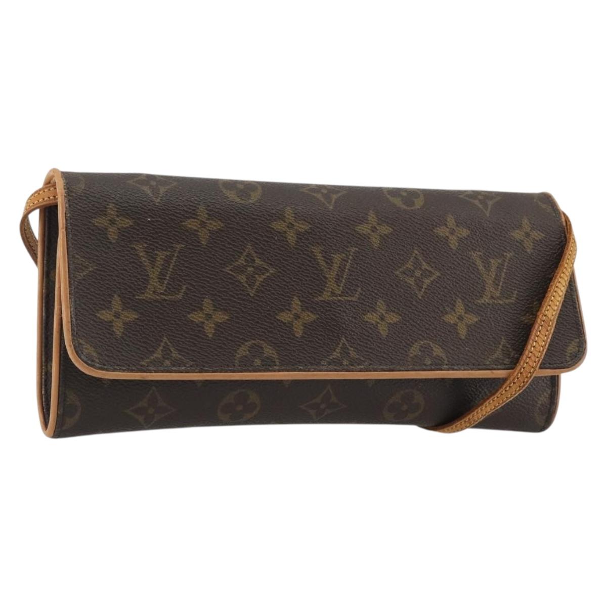 LOUIS VUITTON Monogram Pochette Twin GM Shoulder Bag M51852 LV Auth 190510