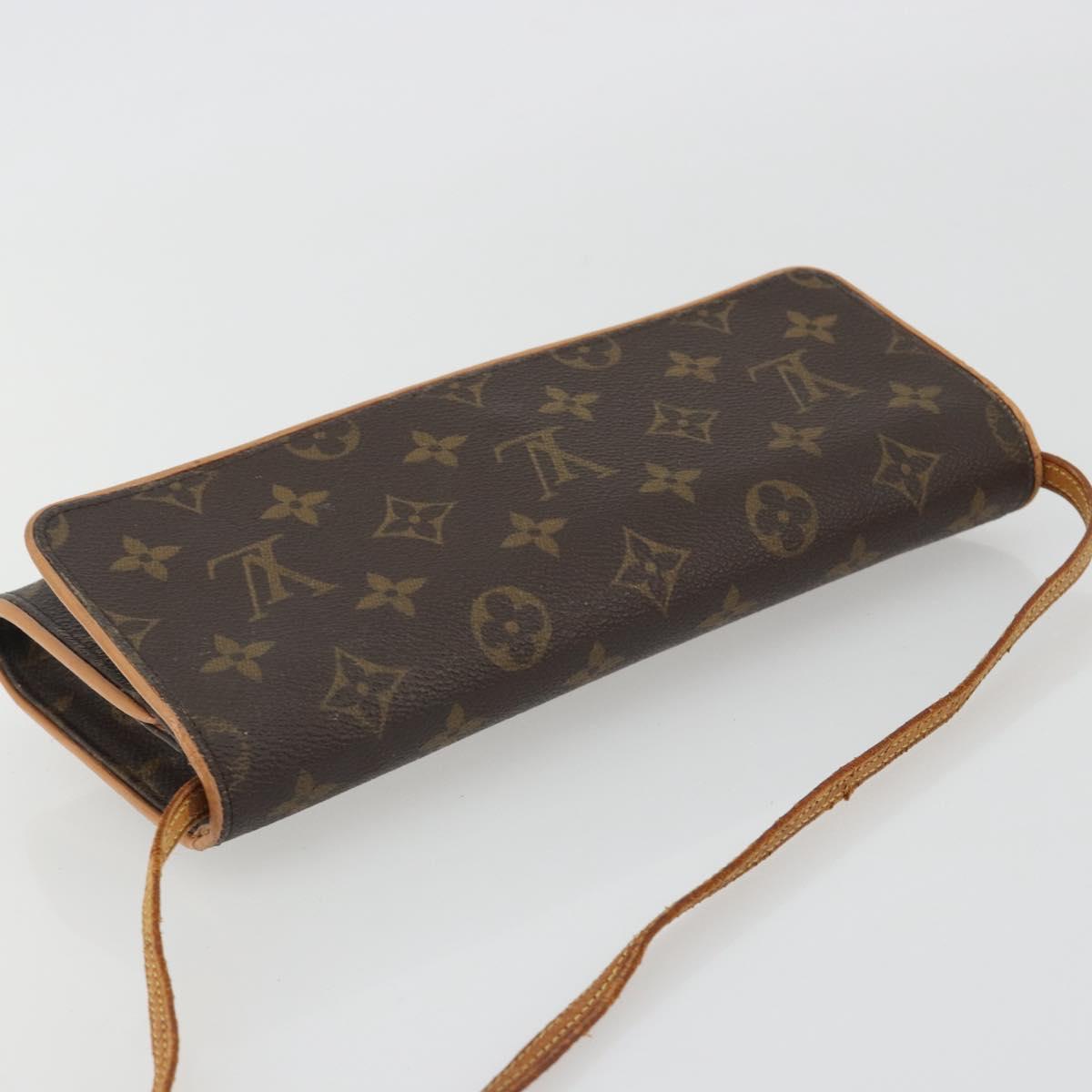 LOUIS VUITTON Monogram Pochette Twin GM Shoulder Bag M51852 LV Auth 190510