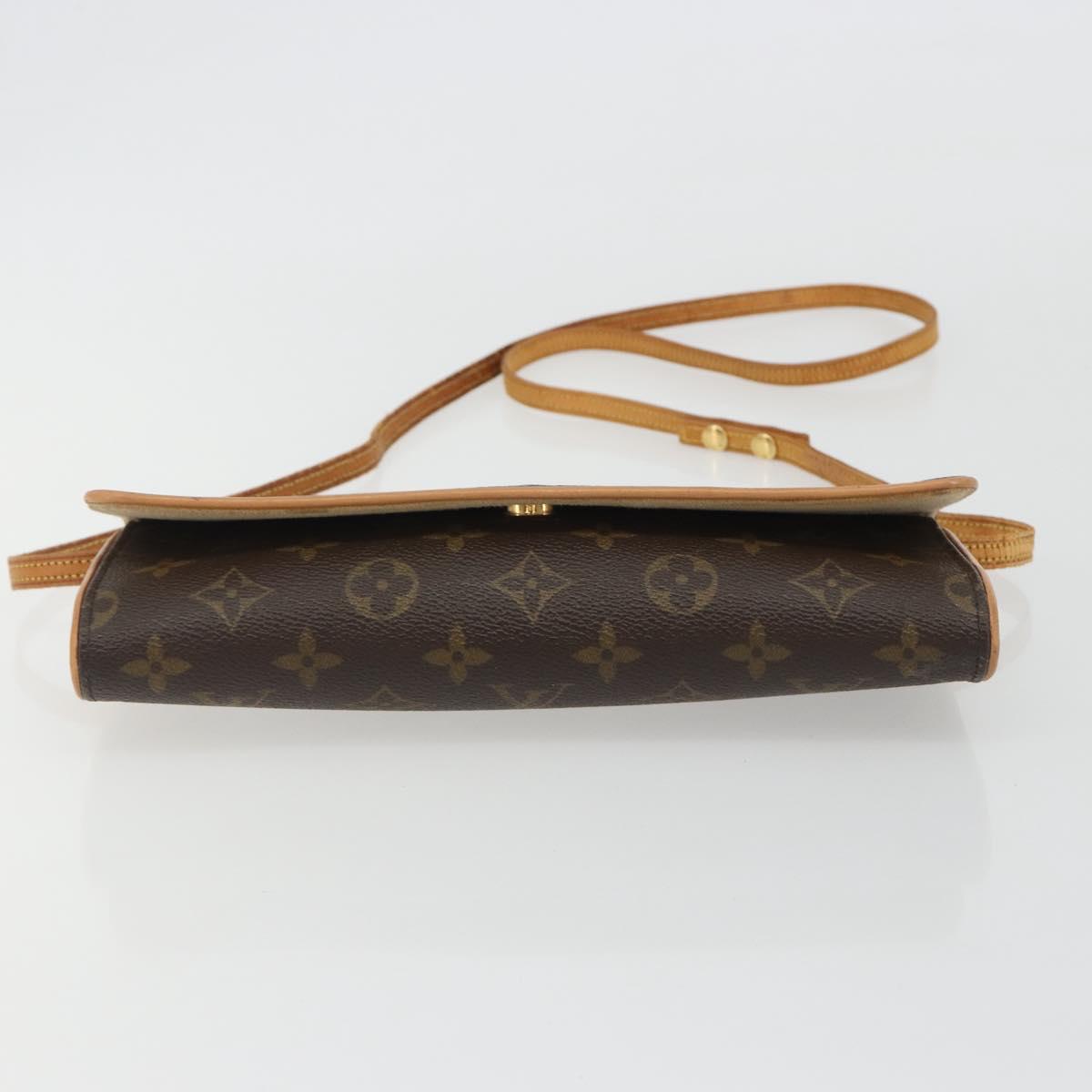 LOUIS VUITTON Monogram Pochette Twin GM Shoulder Bag M51852 LV Auth 190510