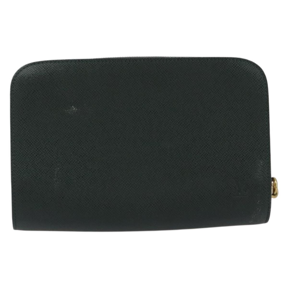 LOUIS VUITTON Taiga Baikal Clutch Bag Epicea M30184 LV Auth 190518