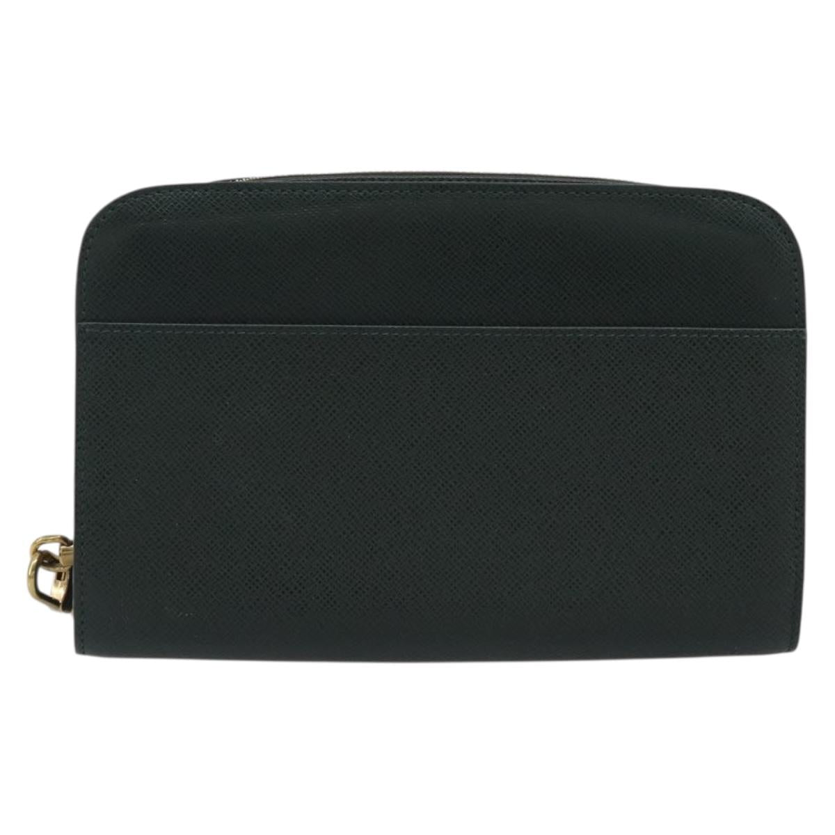 LOUIS VUITTON Taiga Baikal Clutch Bag Epicea M30184 LV Auth 190518