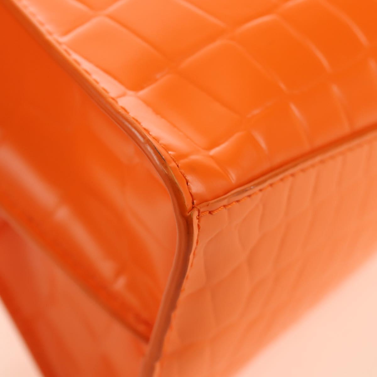BALENCIAGA Classic City Mini Hand Bag Leather 2way Orange 638524 Auth 190519SM