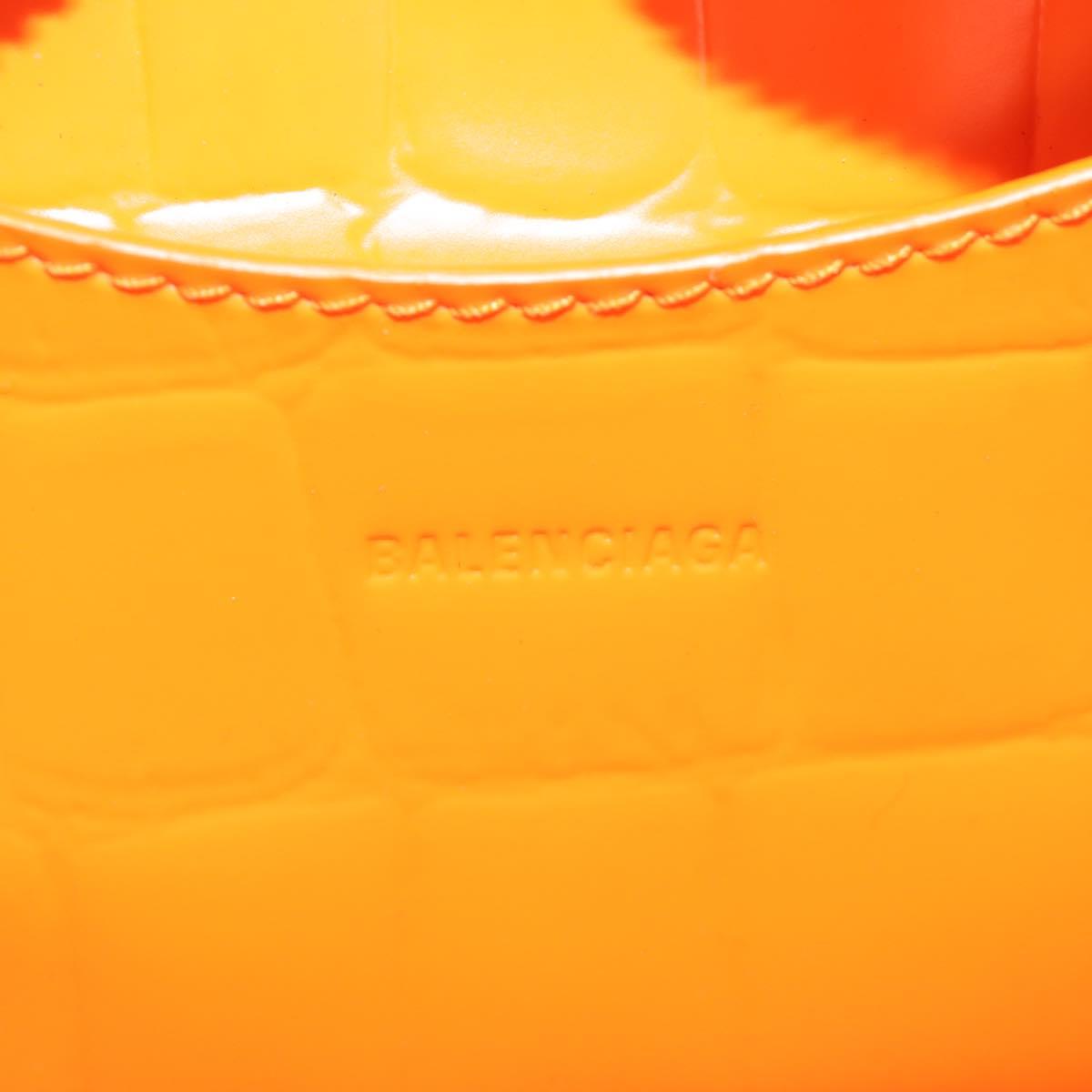 BALENCIAGA Classic City Mini Hand Bag Leather 2way Orange 638524 Auth 190519SM