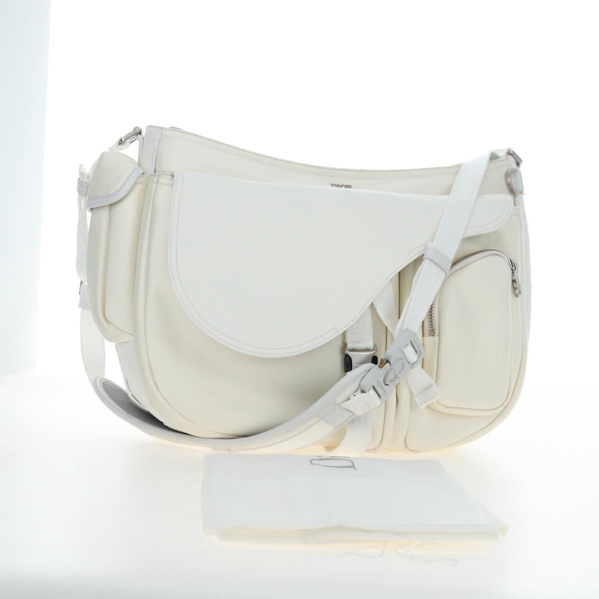 Christian Dior Saddle Messenger Bag Nylon Sacai Collaboration Auth 190527M