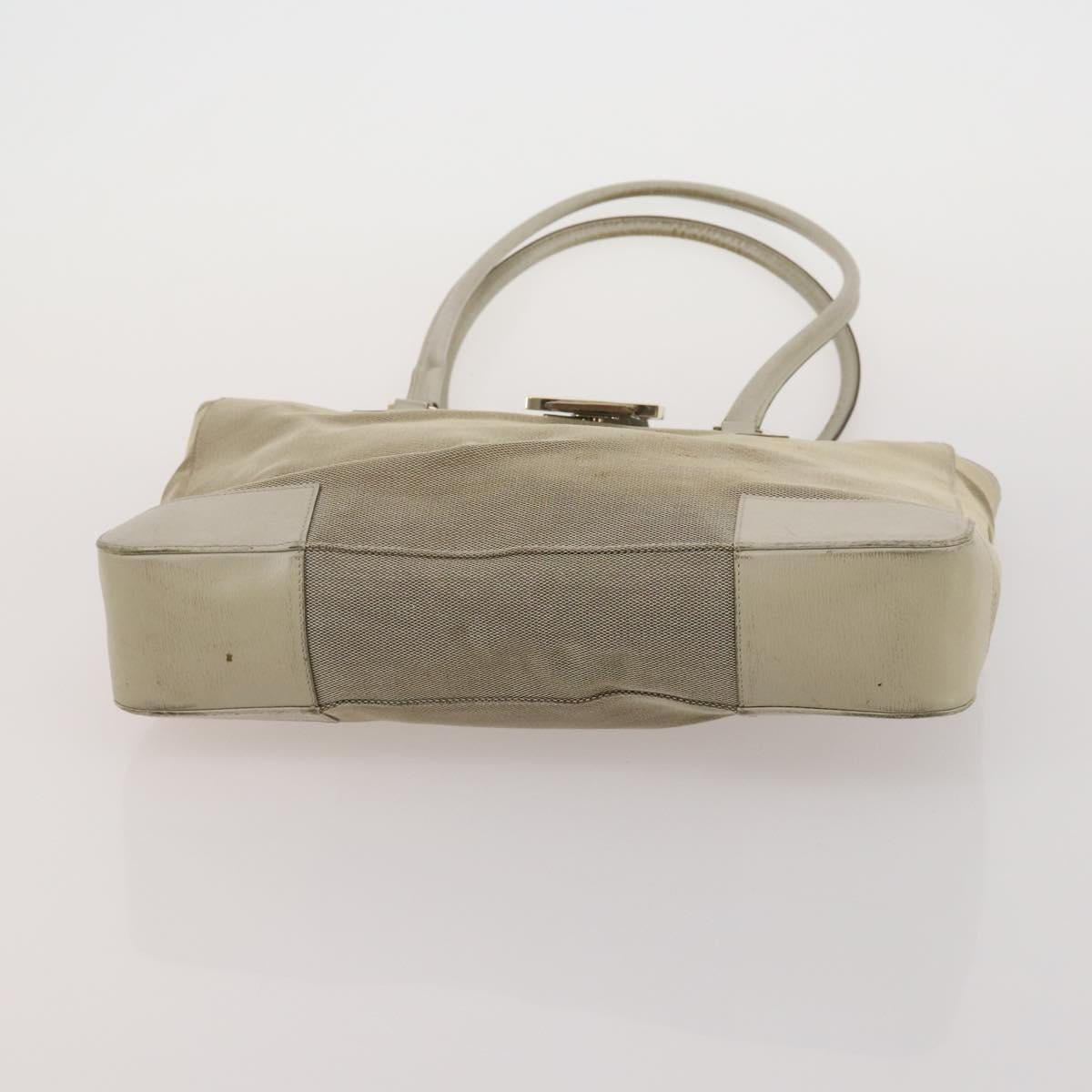 GUCCI GG Canvas GG Supreme Tote Bag PVC 2 Set Beige Auth 190536