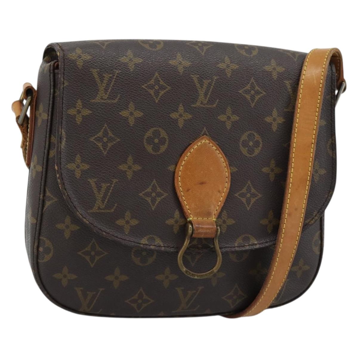 LOUIS VUITTON Monogram Saint Cloud GM Shoulder Bag M51242 LV Auth 190601