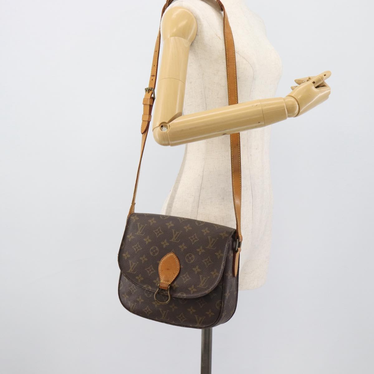 LOUIS VUITTON Monogram Saint Cloud GM Shoulder Bag M51242 LV Auth 190601