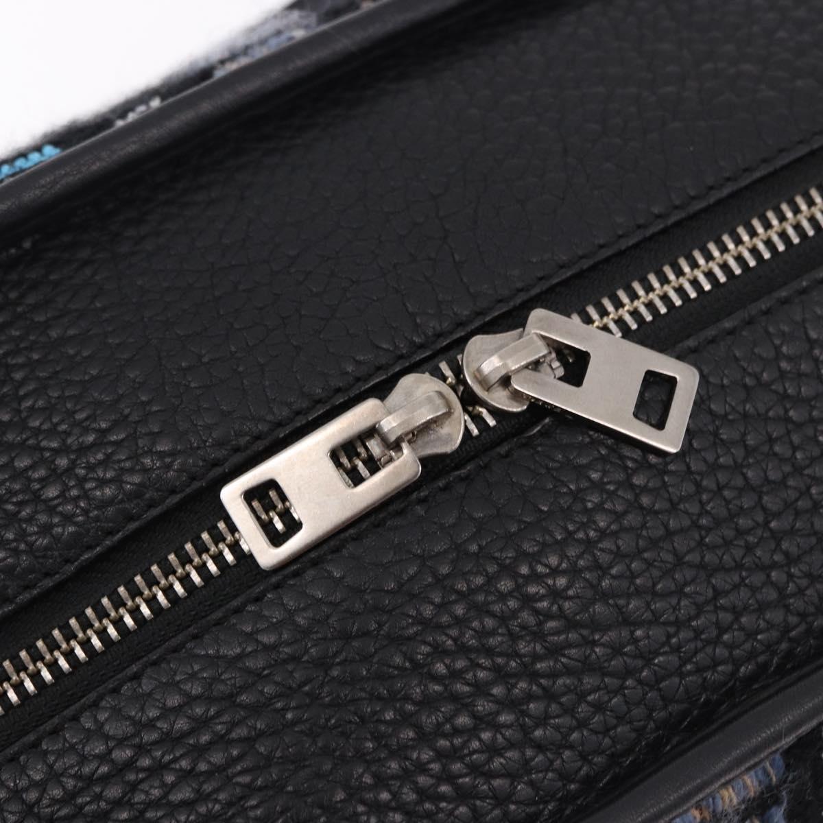 LOEWE Amazona 35 Bag tweed JUNYA WATANABE Collaboration Black Auth 190602SAM