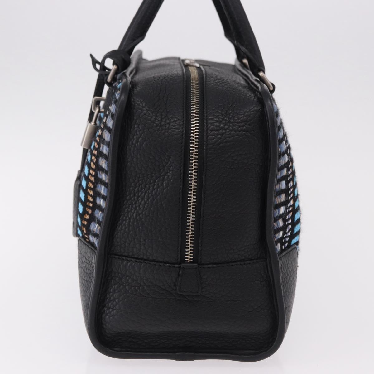 LOEWE Amazona 35 Bag tweed JUNYA WATANABE Collaboration Black Auth 190602SAM