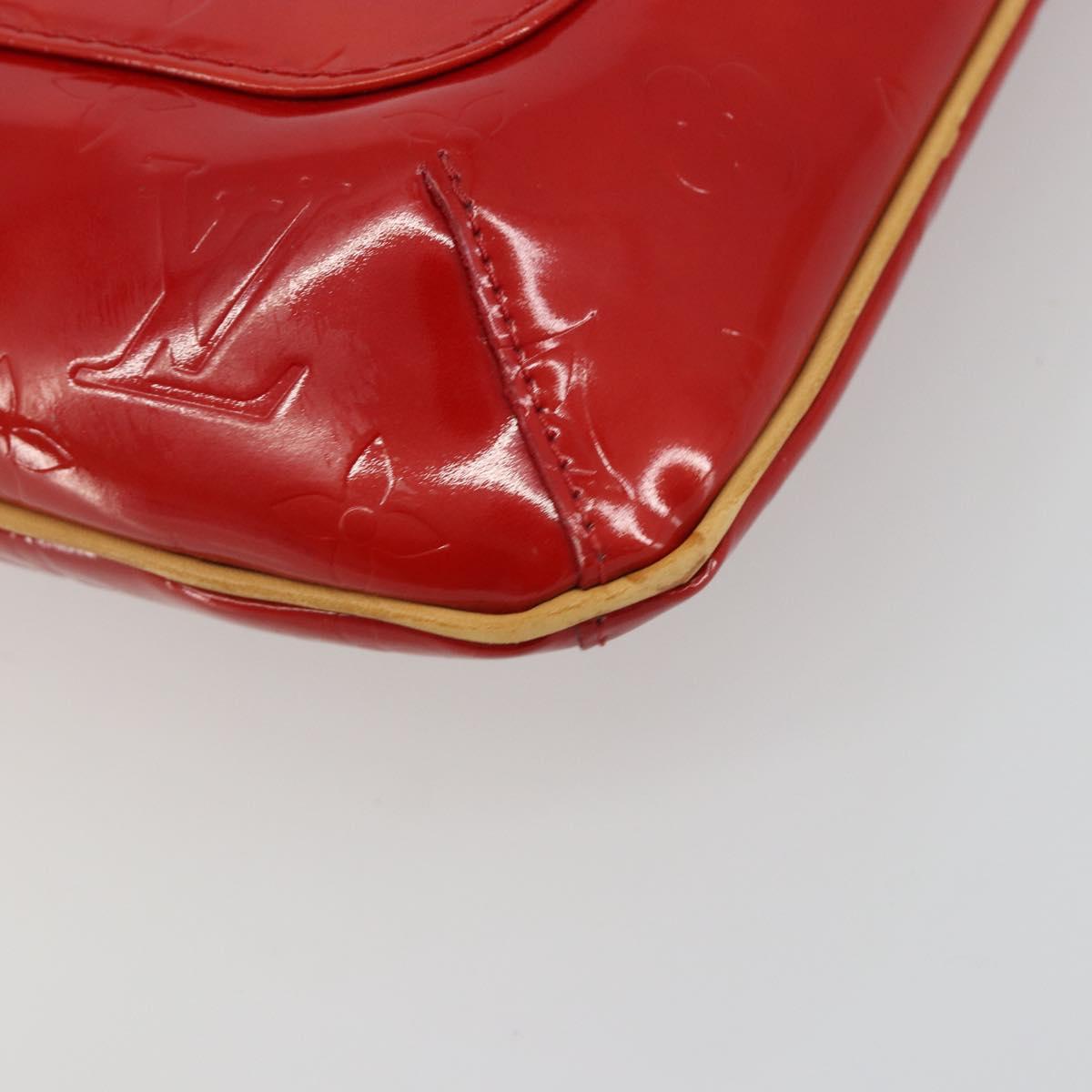 LOUIS VUITTON Monogram Vernis Thompson Street Bag Red Rouge M91094 Auth 190608