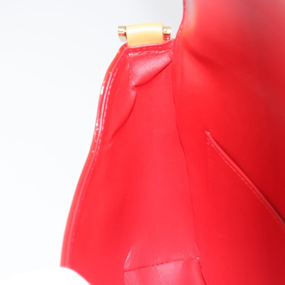 LOUIS VUITTON Monogram Vernis Thompson Street Bag Red Rouge M91094 Auth 190608