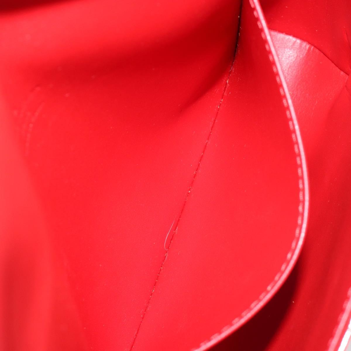 LOUIS VUITTON Monogram Vernis Thompson Street Bag Red Rouge M91094 Auth 190608