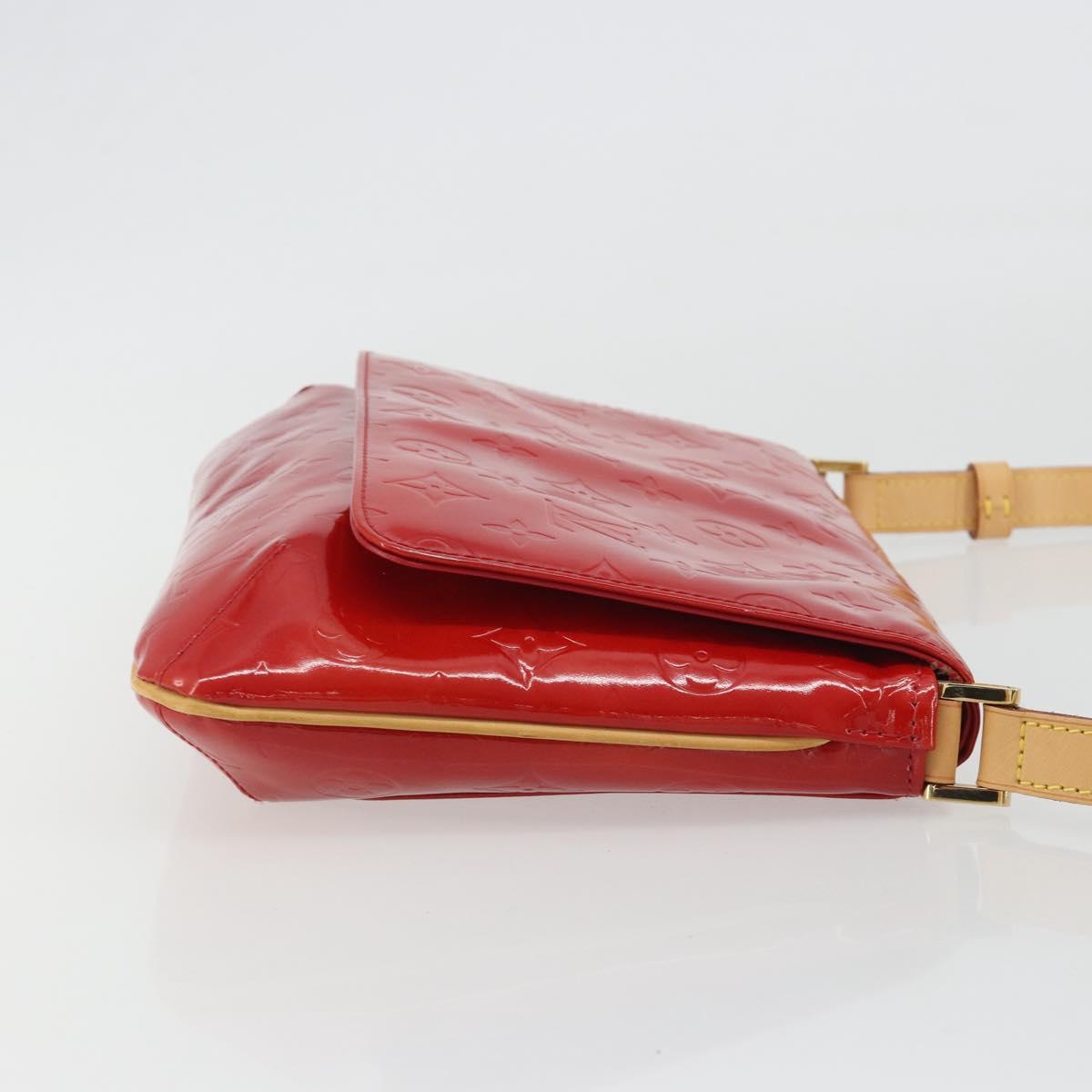 LOUIS VUITTON Monogram Vernis Thompson Street Bag Red Rouge M91094 Auth 190608