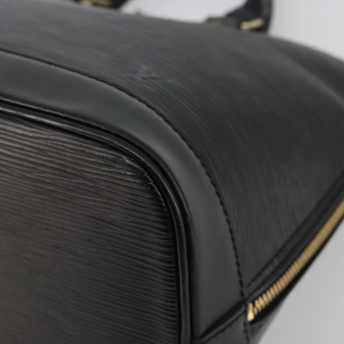 LOUIS VUITTON Epi Alma Hand Bag Noir Black M52142 LV Auth 190623A