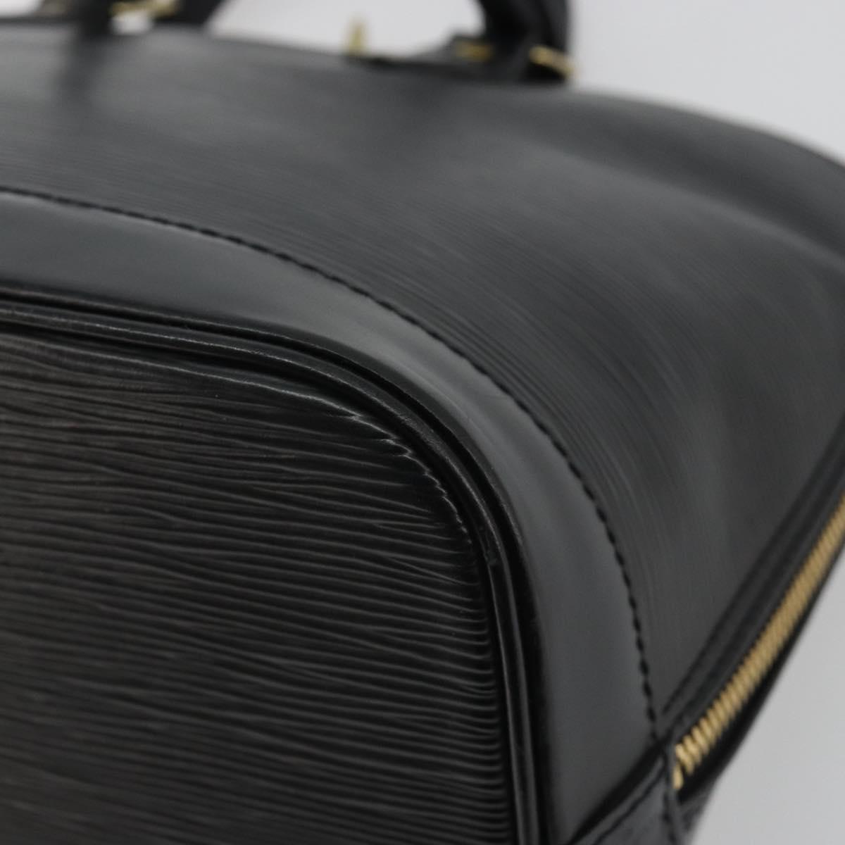LOUIS VUITTON Epi Alma Hand Bag Noir Black M52142 LV Auth 190623A