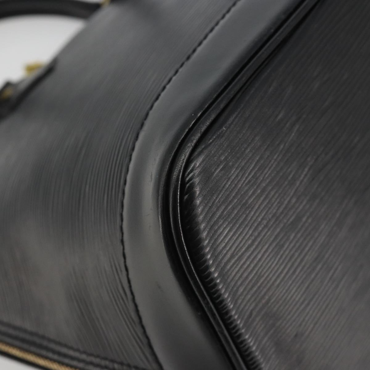 LOUIS VUITTON Epi Alma Hand Bag Noir Black M52142 LV Auth 190623A