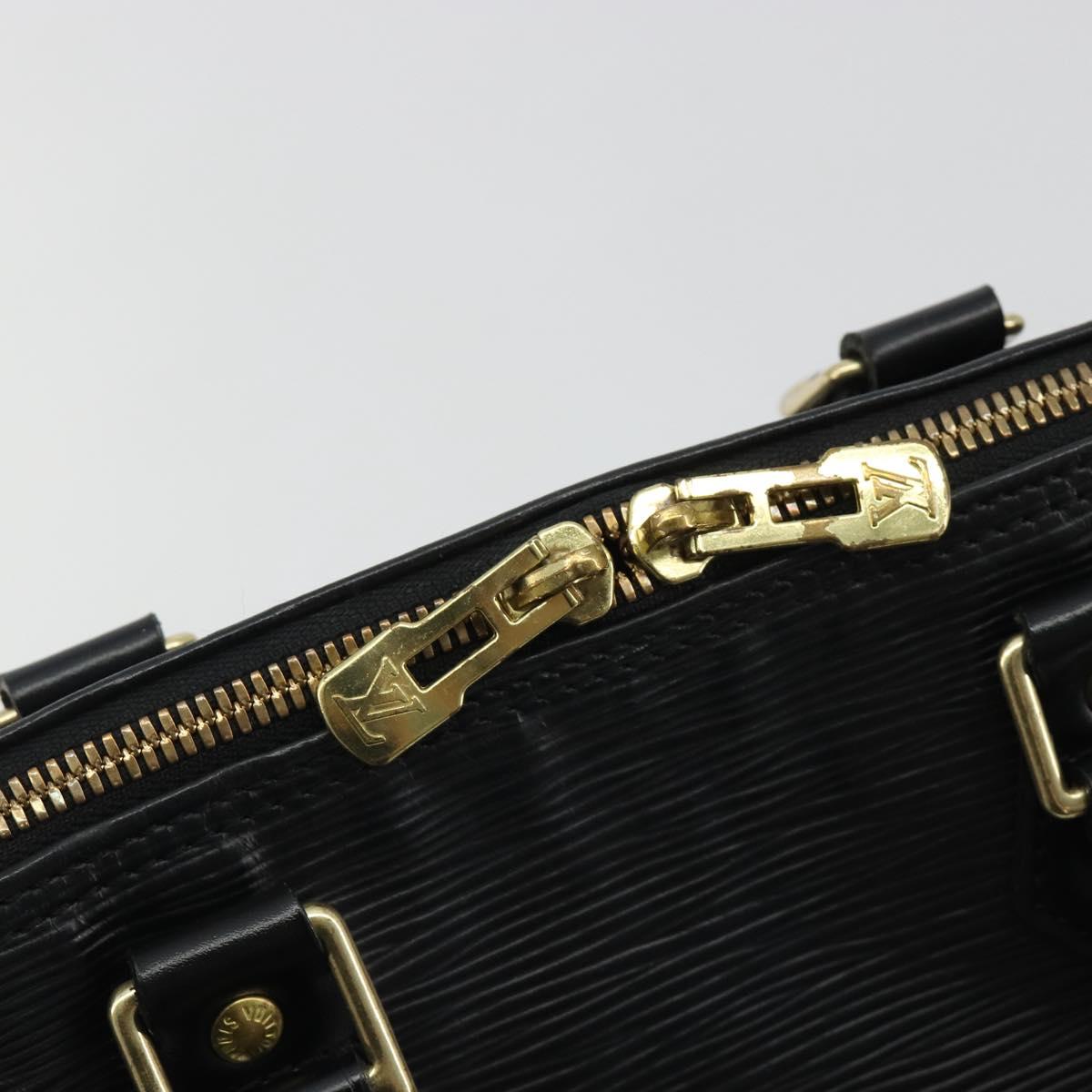 LOUIS VUITTON Epi Alma Hand Bag Noir Black M52142 LV Auth 190623A