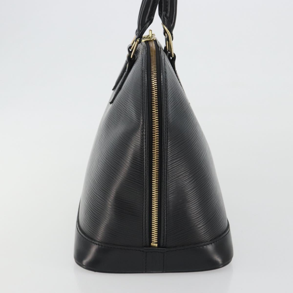 LOUIS VUITTON Epi Alma Hand Bag Noir Black M52142 LV Auth 190623A