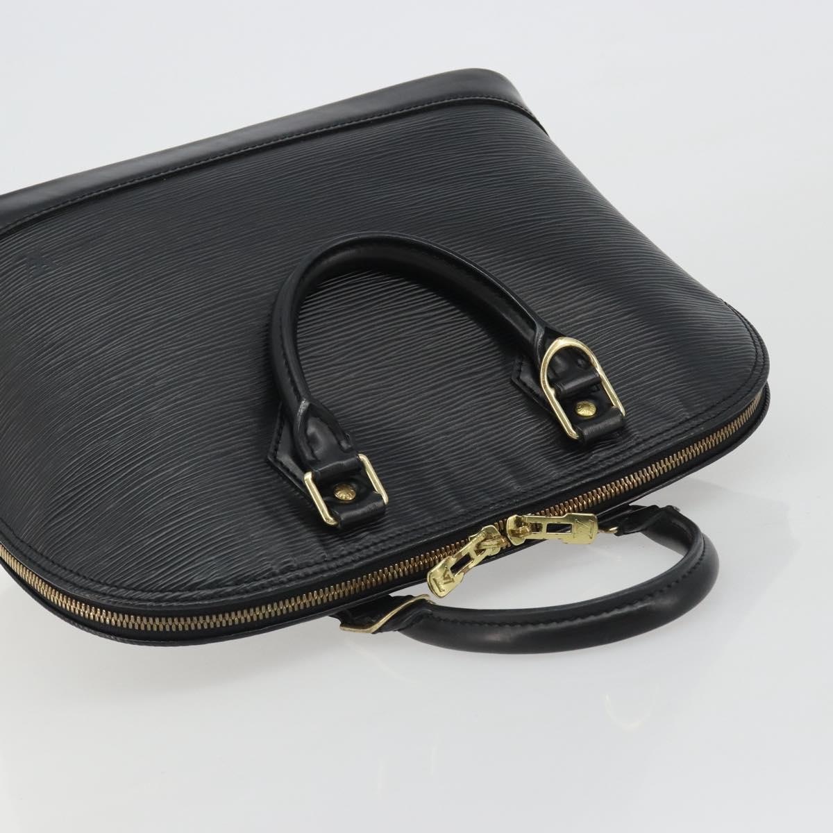 LOUIS VUITTON Epi Alma Hand Bag Noir Black M52142 LV Auth 190623A
