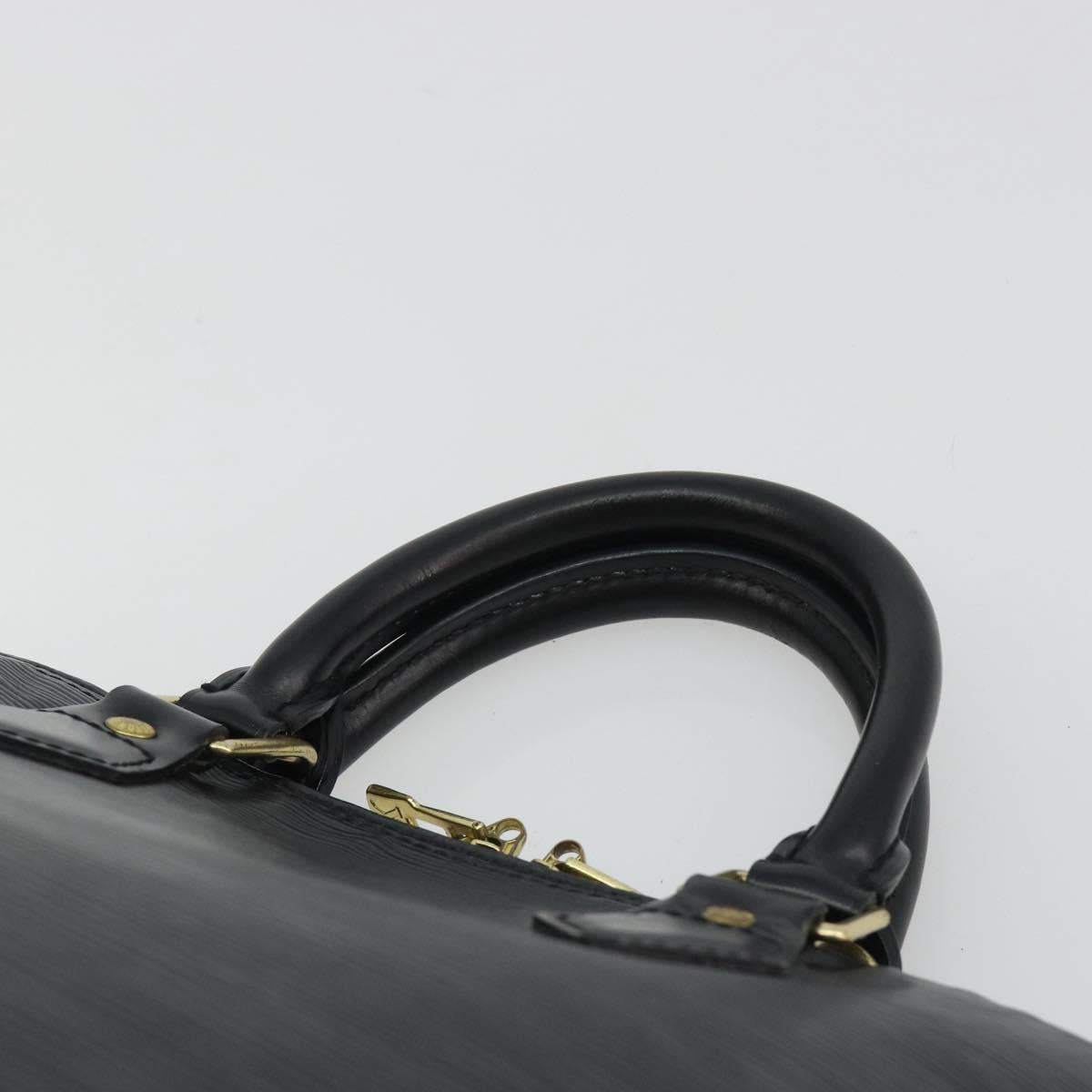 LOUIS VUITTON Epi Alma Hand Bag Noir Black M52142 LV Auth 190623A