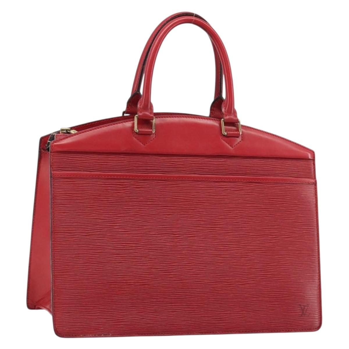 LOUIS VUITTON Epi Riviera Hand Bag Red M48187 LV Auth 190625