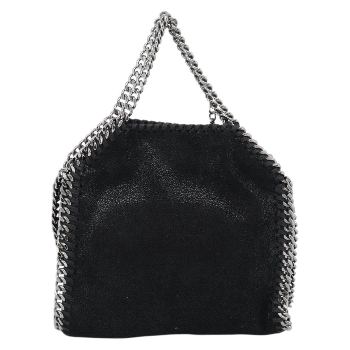 Stella MacCartney Chain Falabella Tiny Bag Polyester 2way Black Auth 190626A